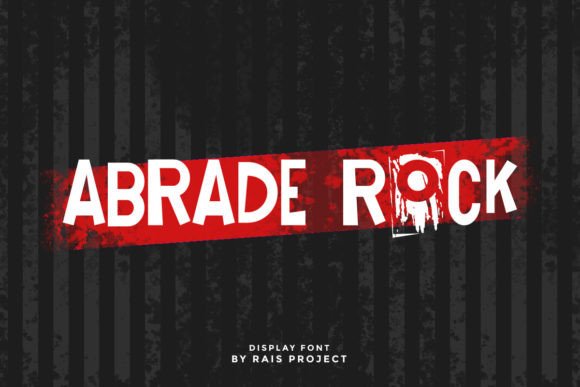 Abrade Rock Font: Editorial Texture for Modern Layouts