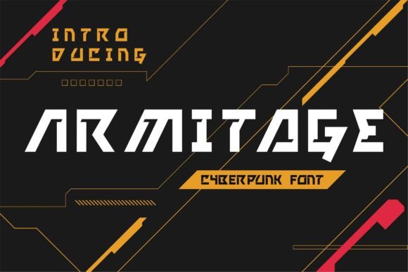 Armitage Font: Cyberpunk Typography for Editorial Design