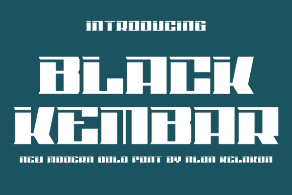 Black Kembar Font: Bold Typography for Editorial Design