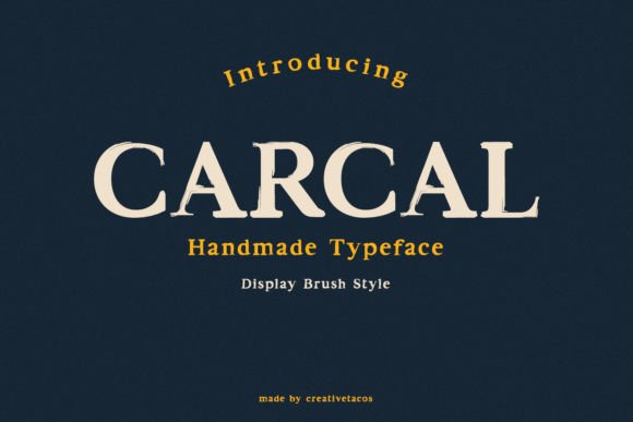 Carcal Brush Font: Elevating Editorial Design