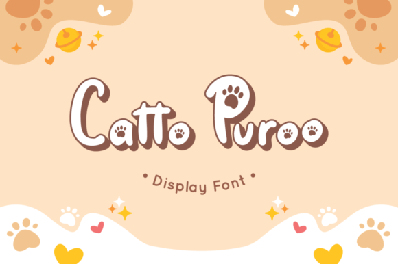 Catto Puroo Font Review: A Playful Display Typeface for Branding