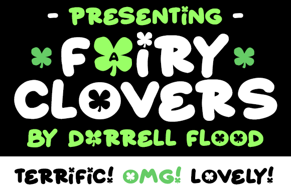 Fairy Clovers Font: A Playful Display Typeface for Editorial Design