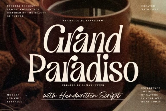 Grand Paradiso Duo Font: Elevating Brand Identity