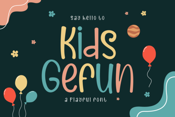 Kids Gefun Font Review: Bold Display Type for Modern Branding