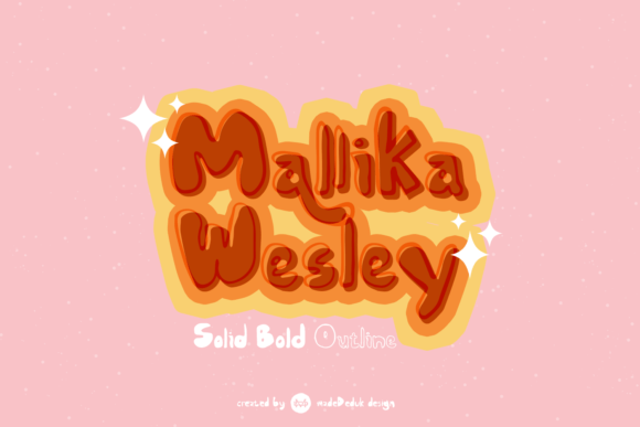 Mallika Wesley Font: Playful Display Type for Campaigns