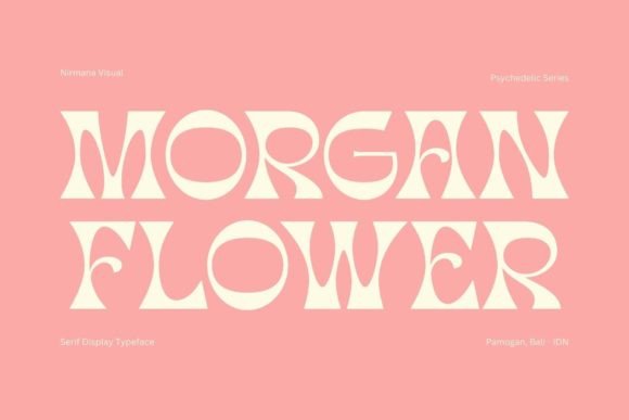 Morgan Flower Font: Retro Display Typography for Web