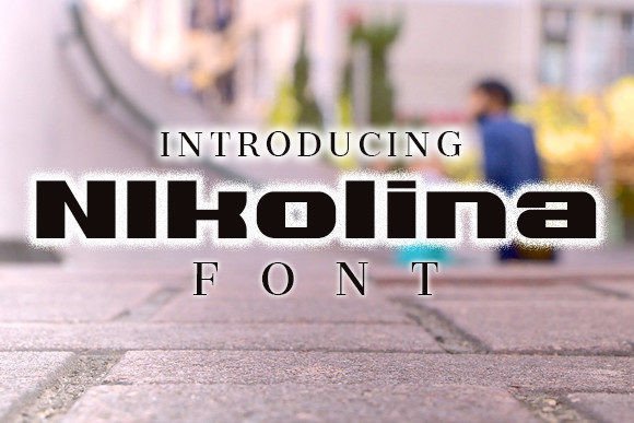 Nikolina Font Review: A Bold Display Typeface for Modern Branding