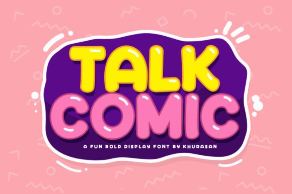 Talk Comic Font: Modern Display Typography for Web